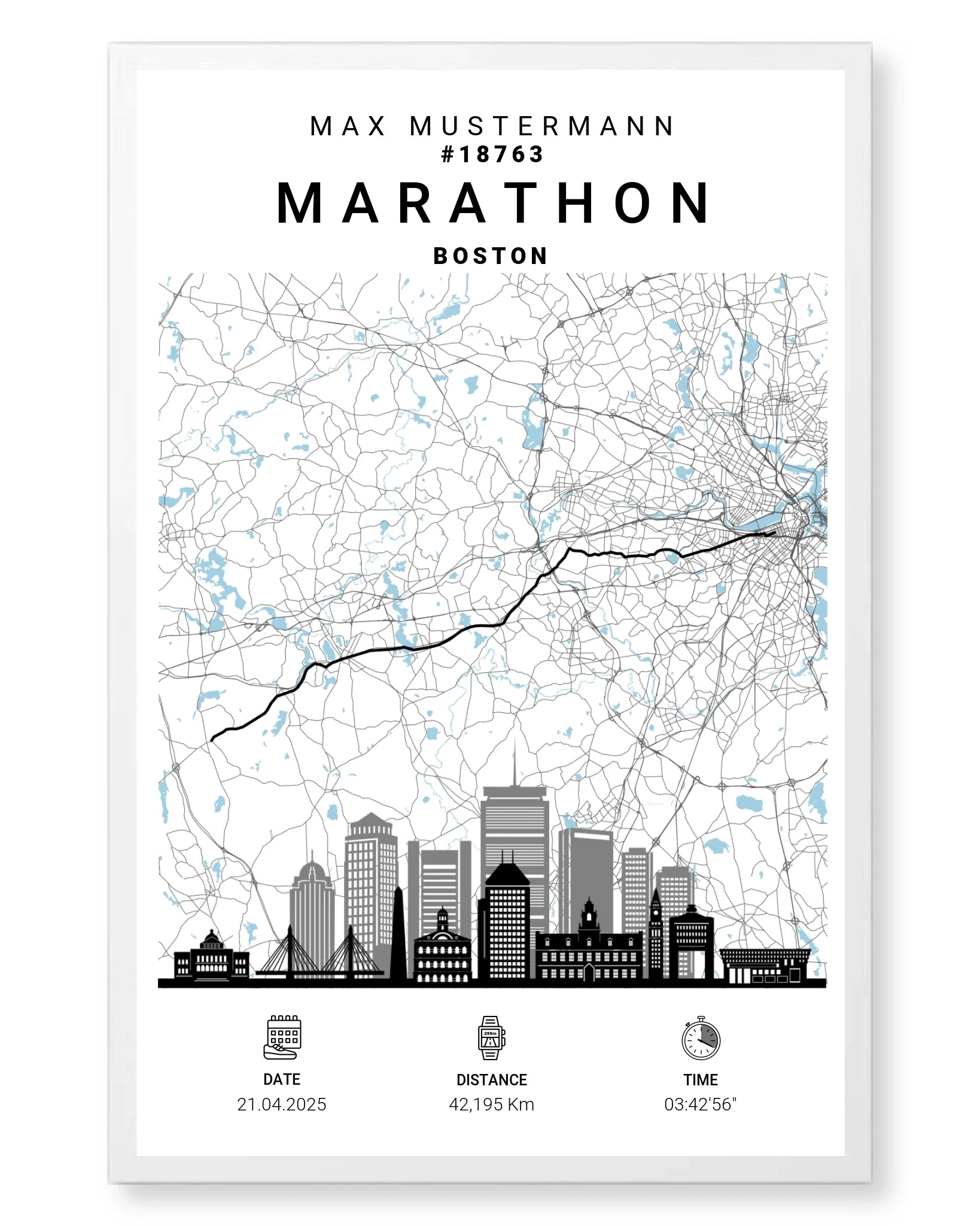 Rahmen - weiss 40x60