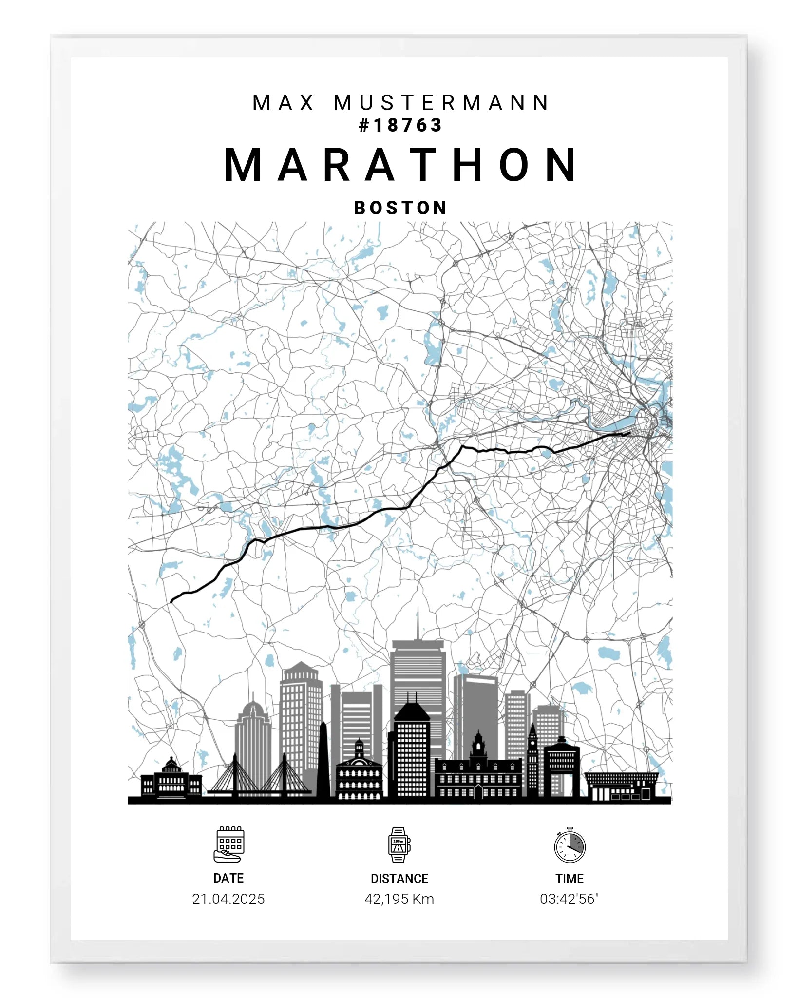 Rahmen - weiss 60x80