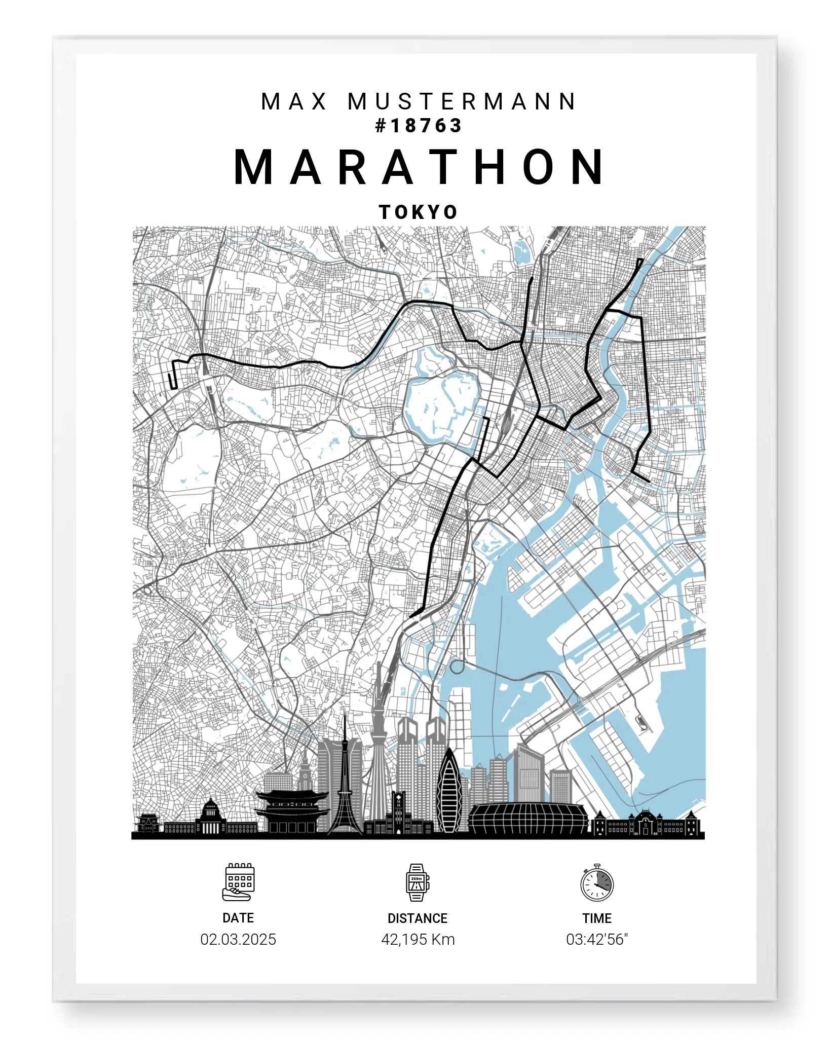 Rahmen - weiss 30x40