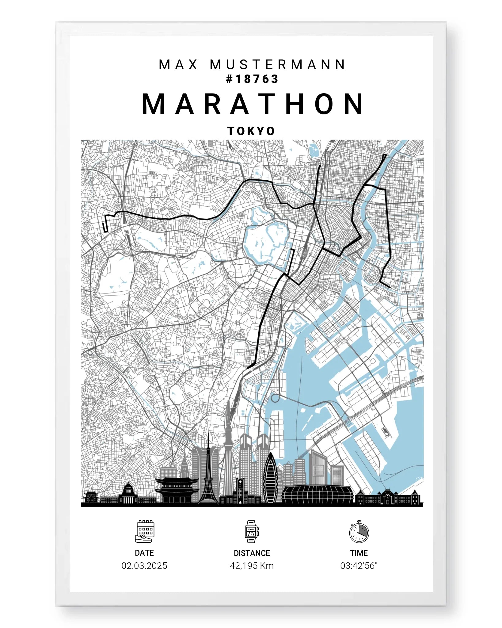 Rahmen - weiss 40x60