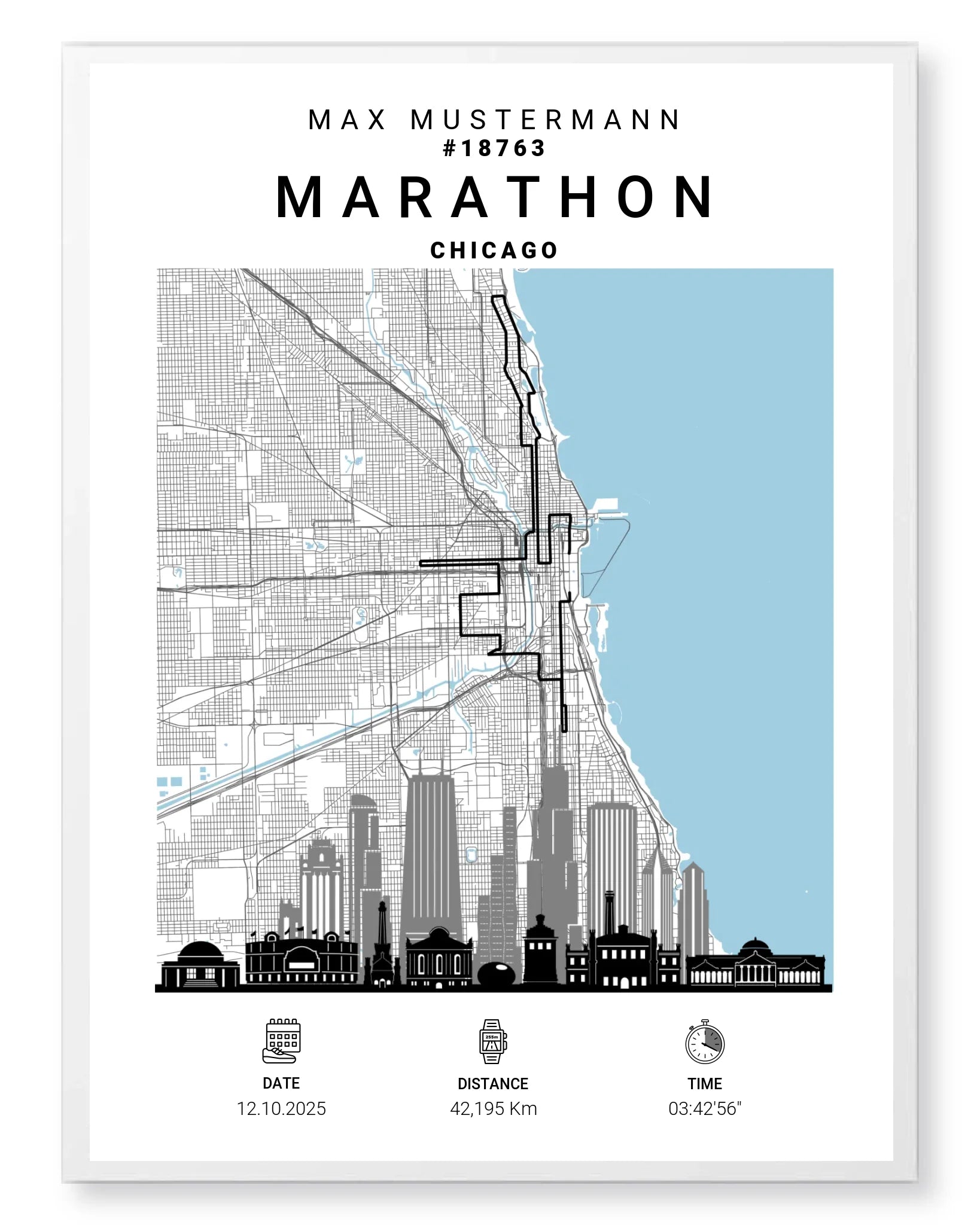 Rahmen - weiss 30x40