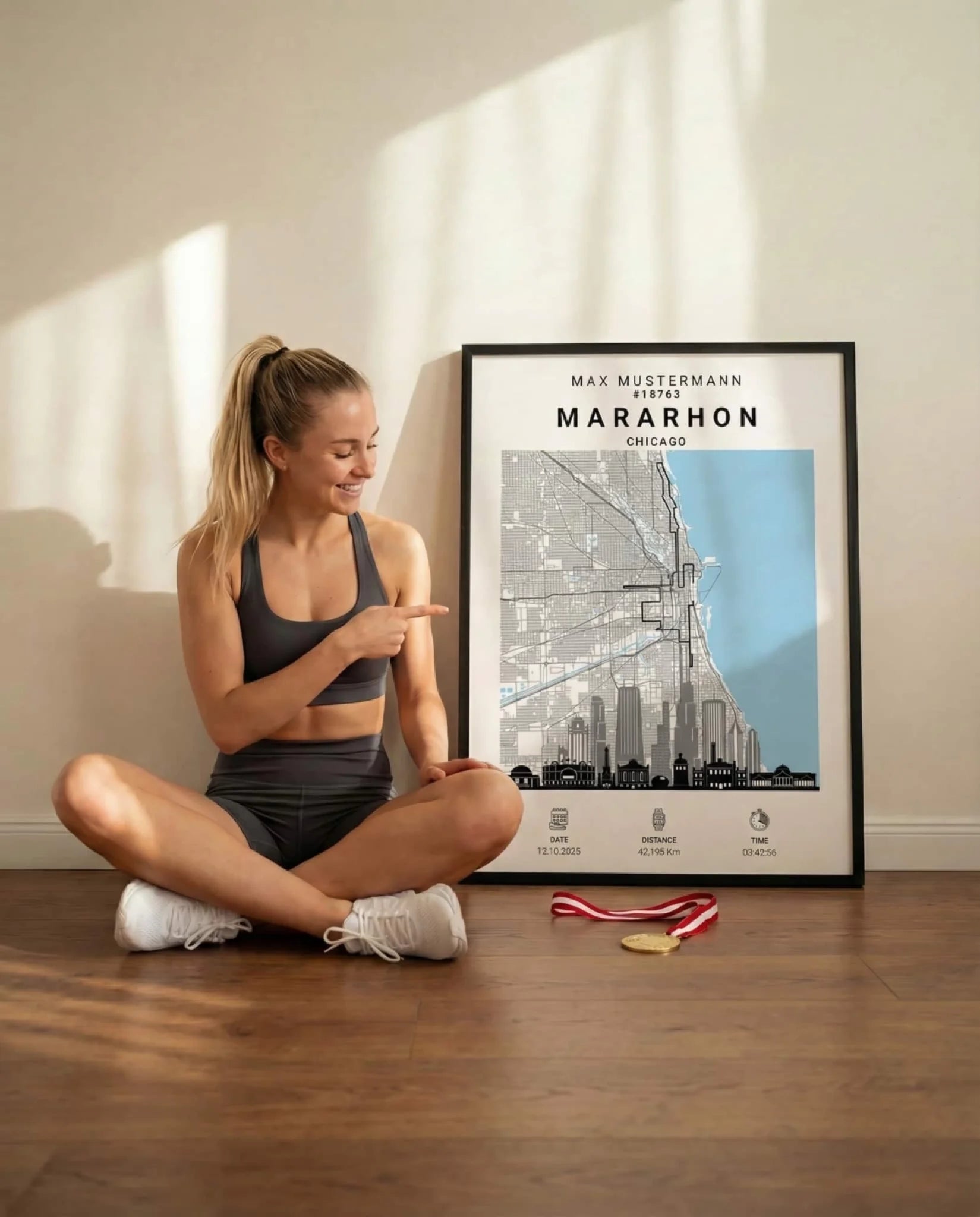 chicago-marathon-poster-personalisiert 6