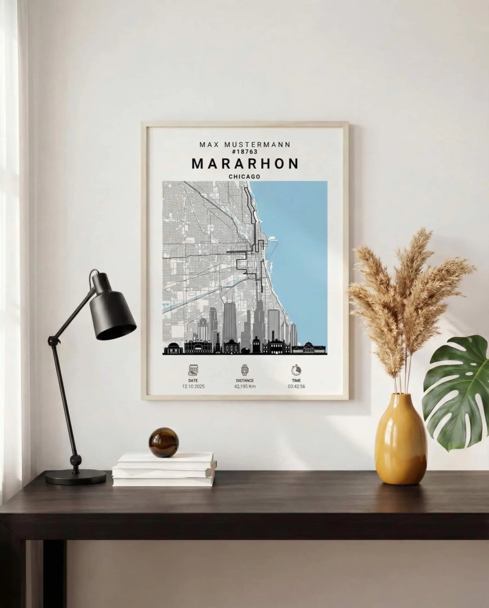 chicago-marathon-poster-personalisiert 1