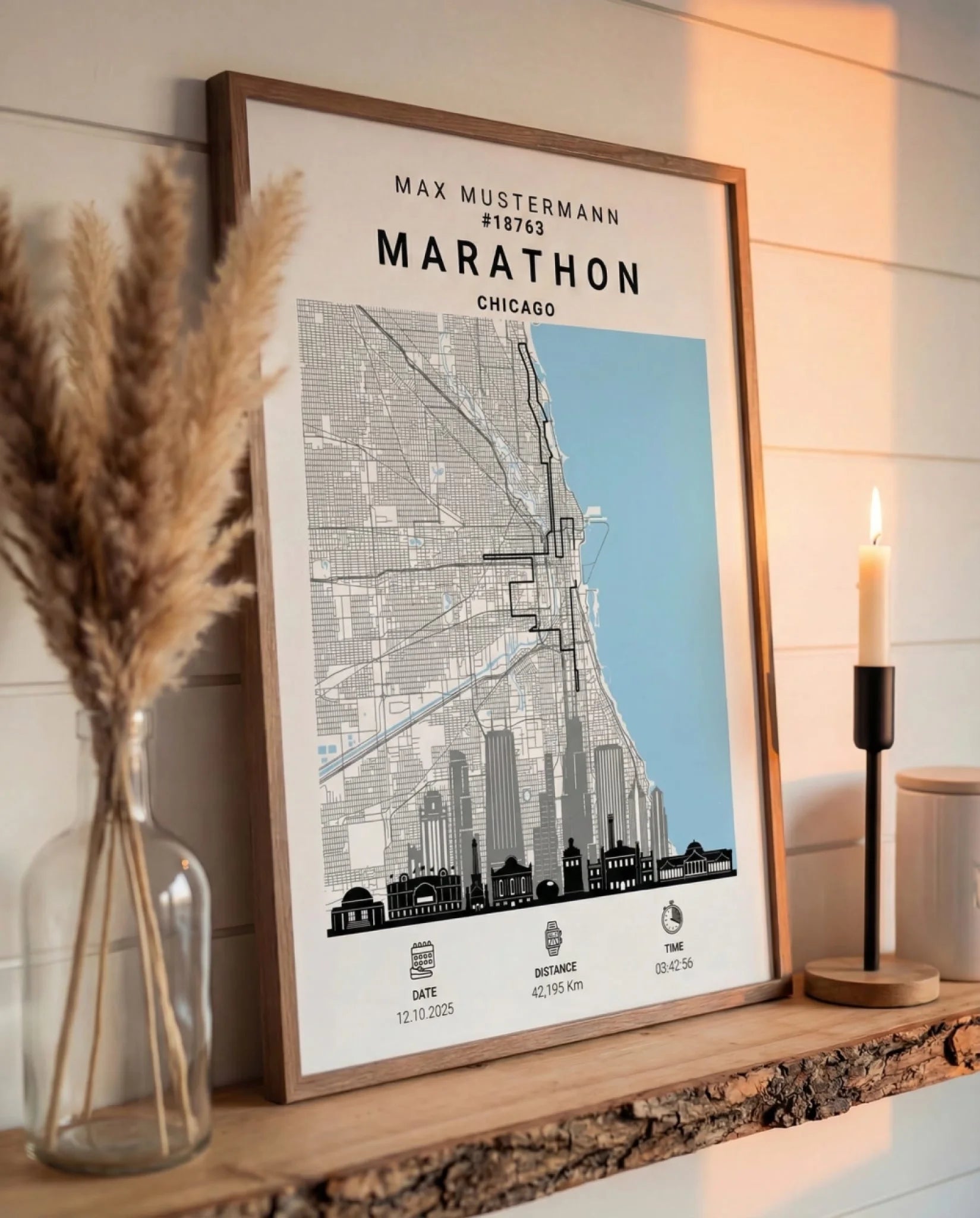chicago-marathon-poster-personalisiert 3
