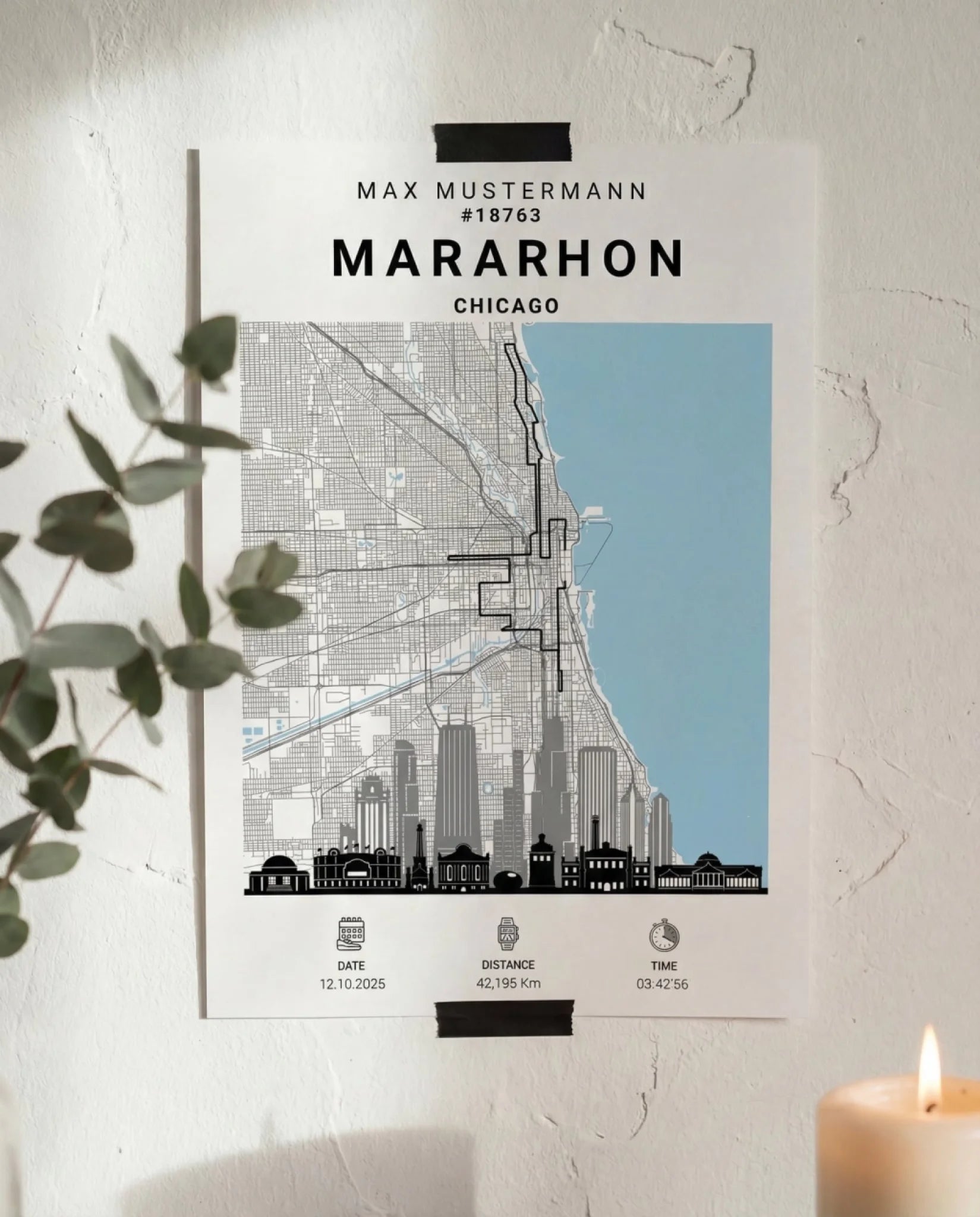 chicago-marathon-poster-personalisiert 5