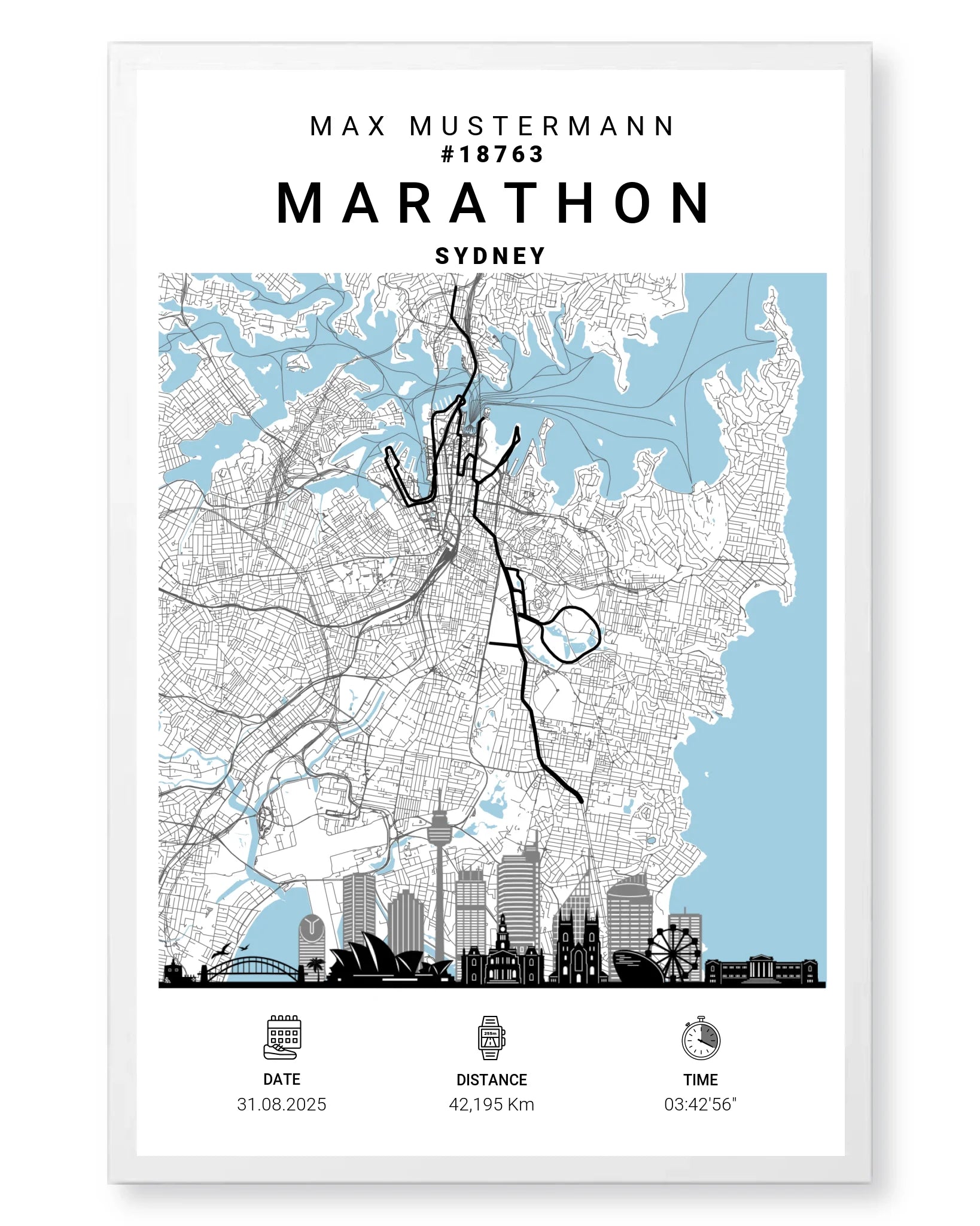 Rahmen - weiss 40x60